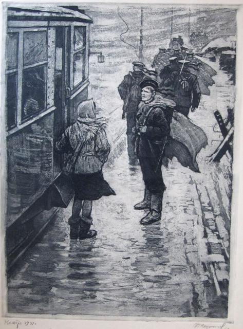 Непринцев Ю.М. Ноябрь 1942. Из серии «Рассказы о ленинградцах». 1960–1961 Непринцев Ю.М. Ноябрь 1942. Из серии «Рассказы о ленинградцах». 1960–1961